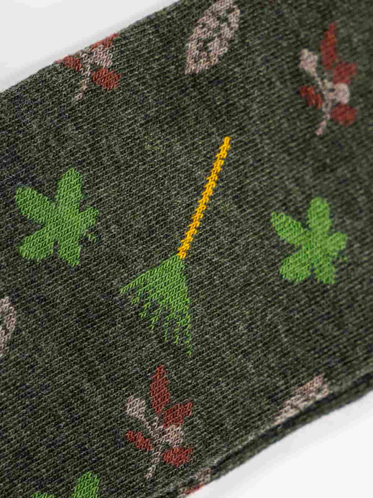 Hojas detalle calcetines solidarios