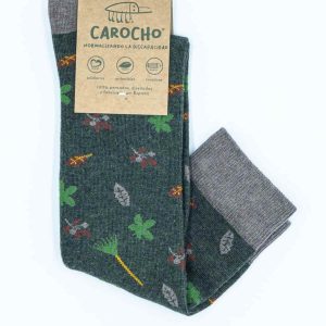 Hojas largos calcetines solidarios