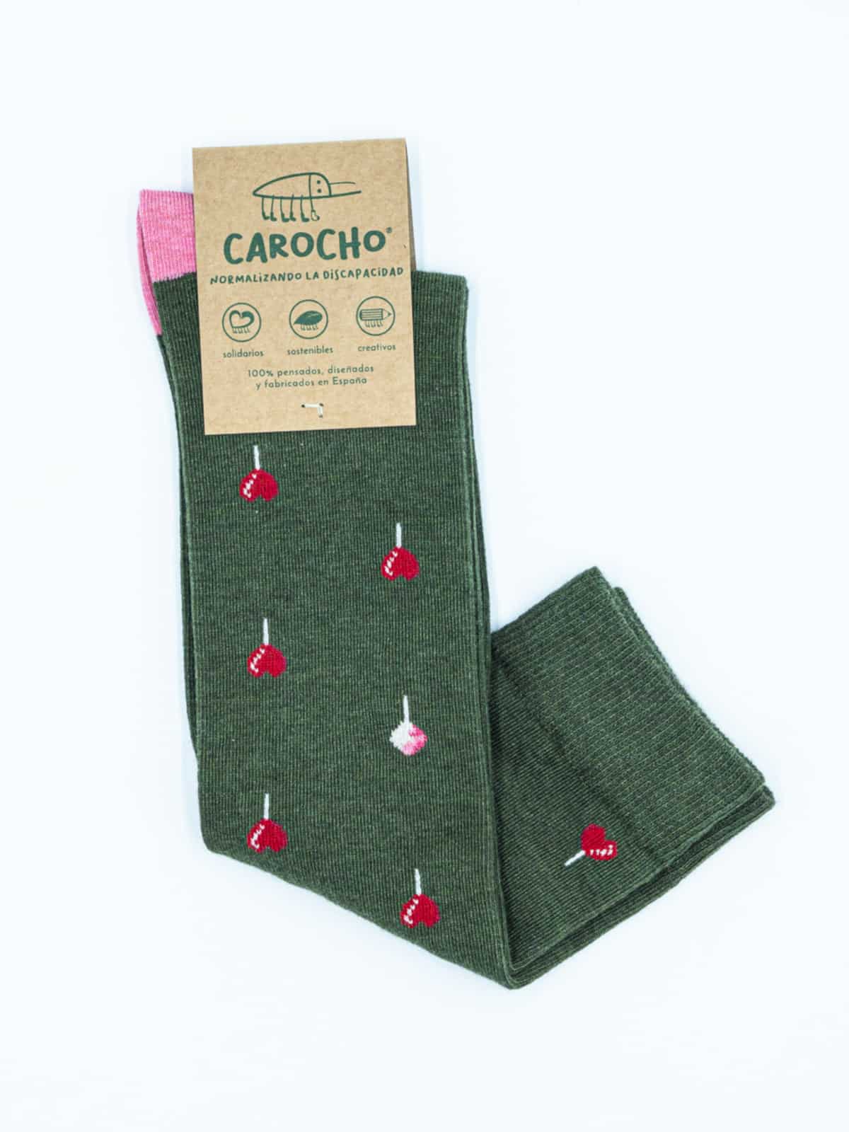 Piruletas largos calcetines solidarios