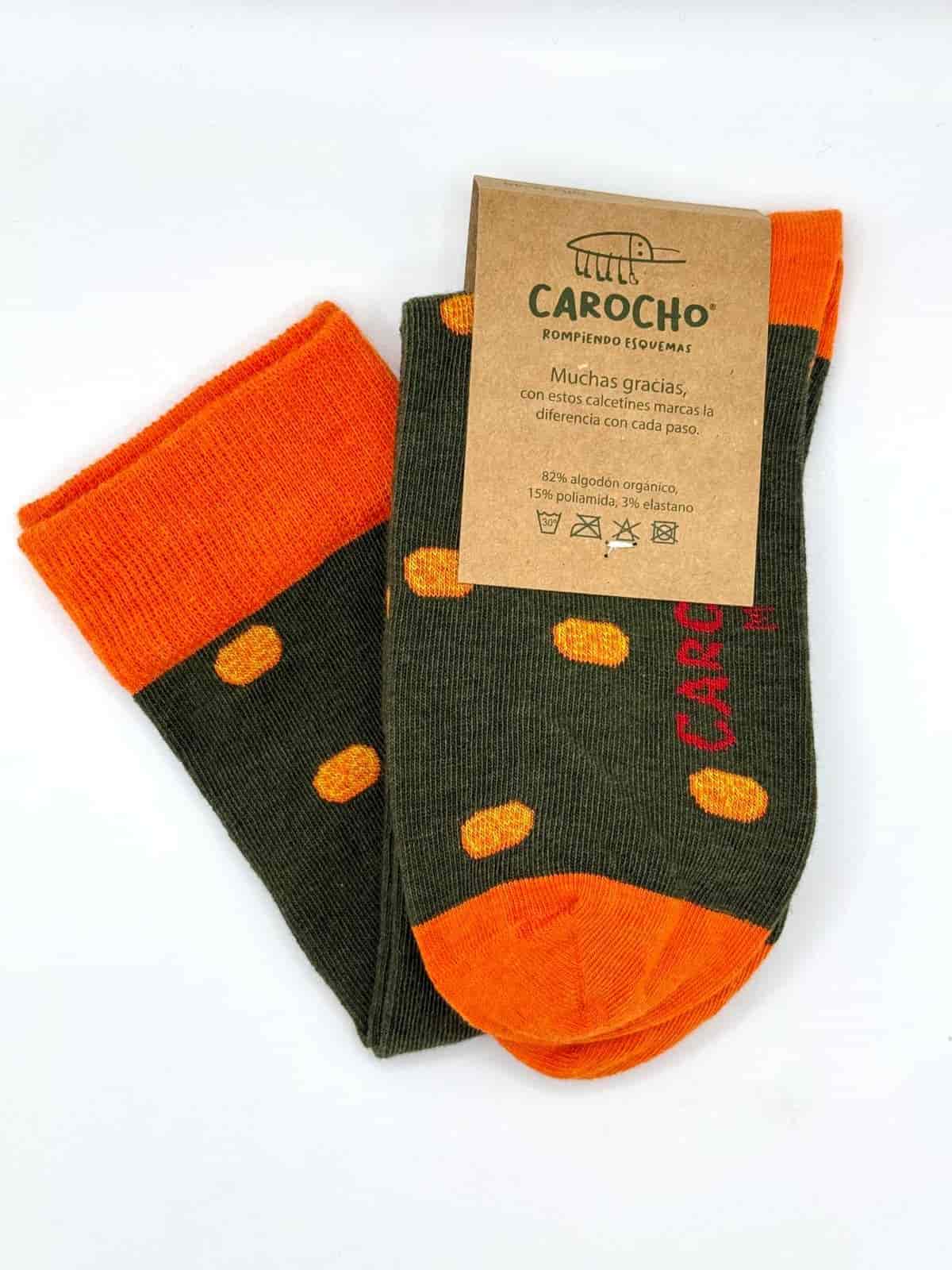 Naranjar largos trasera calcetines solidarios
