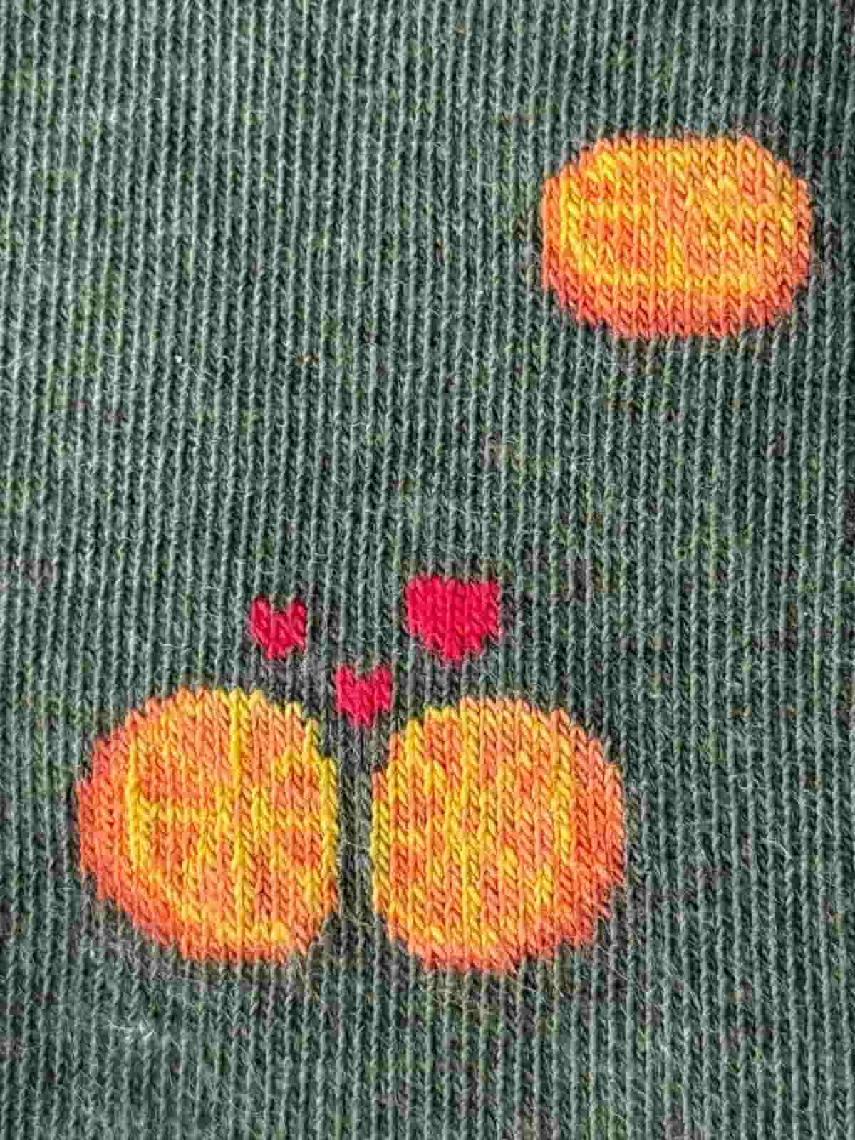 Naranjas detalle calcetines solidarios