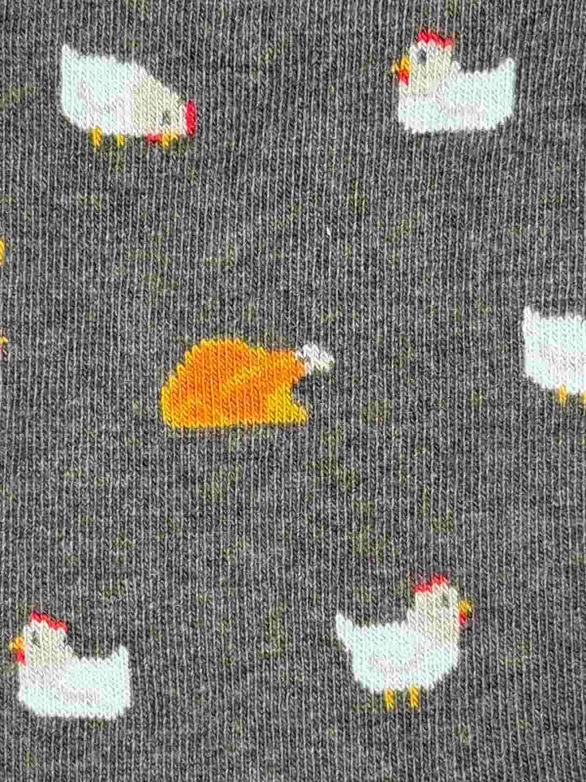 Gallinas detalle calcetines solidarios